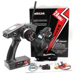 Radiolink RC6GS V3 2.4G Transmetteur radio 7 canaux Récepteur R7FG Gyro Télémétrie RC Voiture Bateau forte capacité anti-interférence